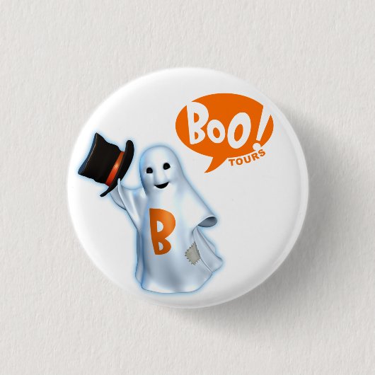 Boo Badge Ronde Button 3,2 Cm (Voorkant)