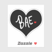 Boo Bae Black Heart Sticker (Vel)