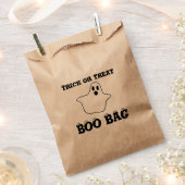 Boo Bag Halloween Kraft Favor Bag Bedankzakje (Geknipt)