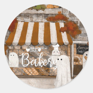 Boo Bakery Ronde Sticker
