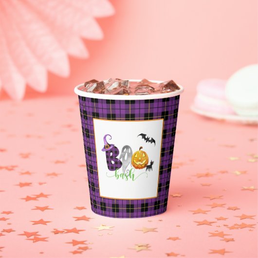 Boo-Bash Birthday Paper Cup - Halloween Papieren Bekers (Insitu)