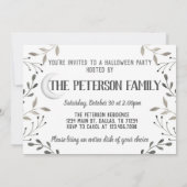 Boo Bash Ghost Halloween Verjaardagsfeestje Uitnod Kaart (Achterkant)