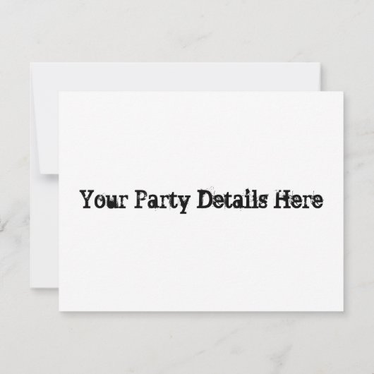 Boo. Bat Halloween Party Kaart (Achterkant)