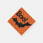 Boo. Bat Halloween Party Servet (Hoek)
