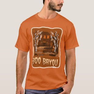 Boo Bayou Haunted Halloween Cartoon T-shirt