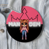 Boo Beer - Mandem Collectie -SVBK- SILVERBCKK TTV Ronde Button 6,0 Cm (In situ)