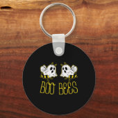 Boo Bees Funny Couples Halloween Costume For Adult Sleutelhanger (Voorkant)