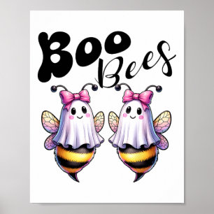 Boo Bees Ghost Bee Halloween Kostuum Vrouwen Grapp Poster