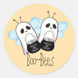 Boo-Bees Ghost  Ronde Sticker