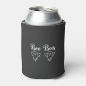 Boo Bees Halloween Geest Ontwerp Blikjeskoeler (Blikje Voorkant)