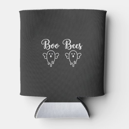 Boo Bees Halloween Geest Ontwerp Blikjeskoeler (Voorkant)