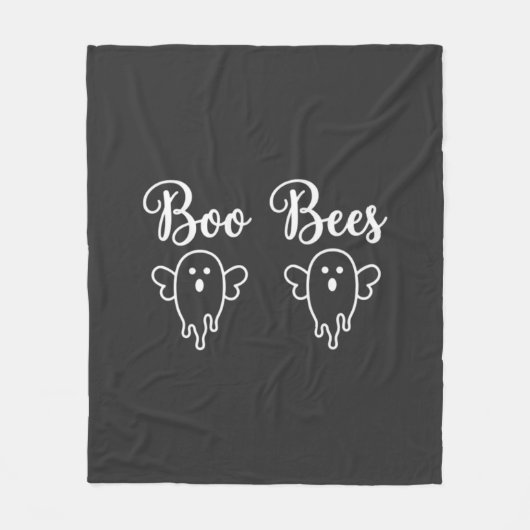 Boo Bees Halloween Geest Ontwerp Fleece Deken (Voorkant)