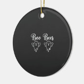 Boo Bees Halloween Geest Ontwerp Keramisch Ornament (Links)