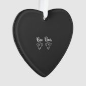 Boo Bees Halloween Geest Ontwerp Ornament (voorkant)