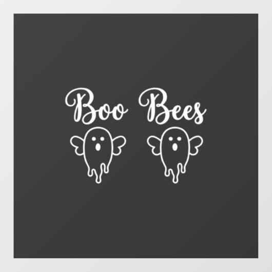 Boo Bees Halloween Geest Ontwerp Raamsticker (Vel)