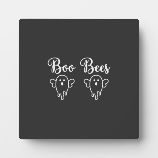 Boo Bees Halloween Spoken Ontwerp Fotoplaat (Voorkant)