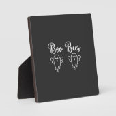 Boo Bees Halloween Spoken Ontwerp Fotoplaat (Voorkant)