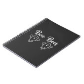 Boo Bees Halloween Spoken Ontwerp Notitieboek (Linkerzijde)