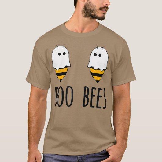 Boo Bees Halloween voor vrouwen Funny Bees T-shirt (Voorkant)