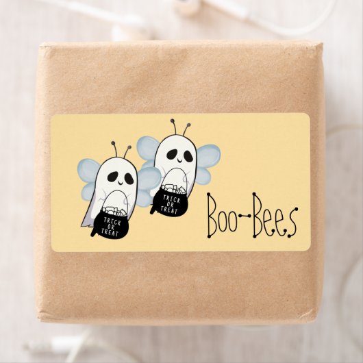 Boo-Bees Retour Adreslabel Etiket (Insitu)