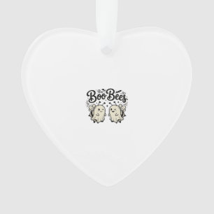Boo Bees Vintage Halloween Geest Bij Ontwerp_1 Ornament