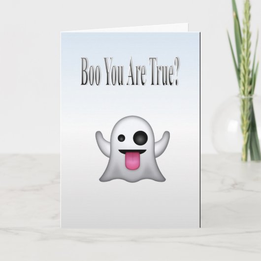 Boo Ben Jij Echt? Kaart (Voorkant)