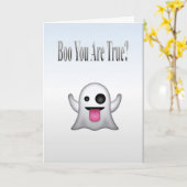 Boo Ben Jij Echt? Kaart (Gele Bloem)