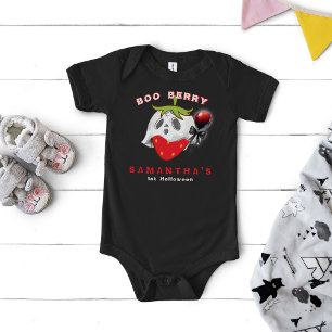 Boo Berry Enge Cute Aardbei Geest Boog Ballon Romper