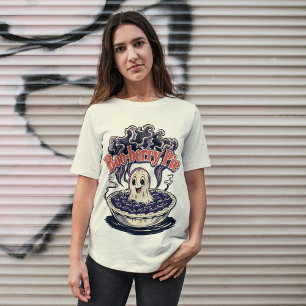 Boo-berry Pie Funny Halloween Blueberry Pun T-shirt