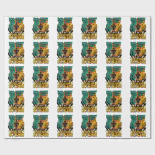 Boo Berry Pie Ijs Scream Pompoen Scarecrow Hallowe Cadeaupapier