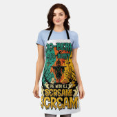 Boo Berry Pie Ijs Scream Pompoen Scarecrow Hallowe Schort (Gedragen)