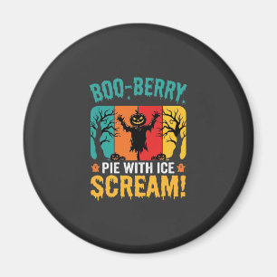 Boo-Berry Taart Halloween Ijs Scream Ontwerp Magneet