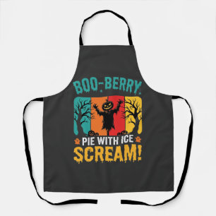 Boo-Berry Taart Halloween Ijs Scream Ontwerp Schort