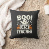 Boo Beste Leraar Halloween Geest Ontwerp_1 Kussen (Deken)