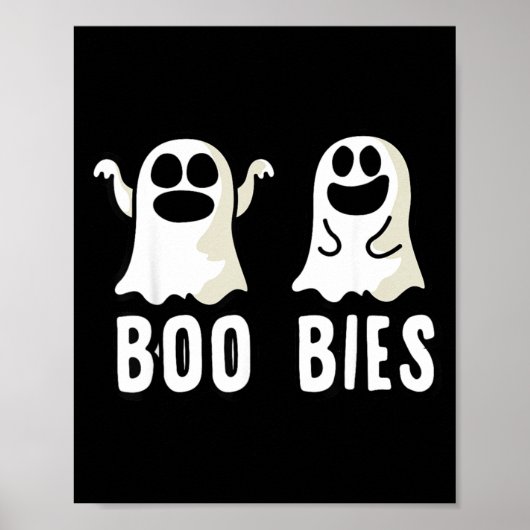 Boo-bies Geest Grappig Halloween Poster (Voorkant)