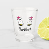 Boo bijen - borstkanker shot glas (Voorkant)