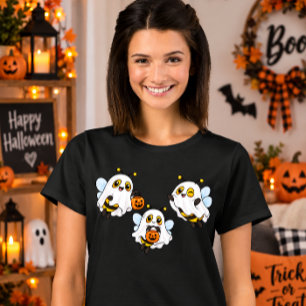 Boo Bijen Cute Ghost Bijen Halloween T-shirt