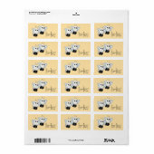 Boo-Bijen Geest Etiket (Full Sheet)