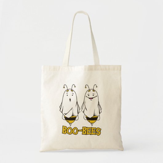 Boo bijen Halloween - Halloween Funny Ghosts bijen Tote Bag (Voorkant)