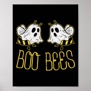 Boo Bijen Leuke Koppels Halloween Kostuum Voor Vol Poster