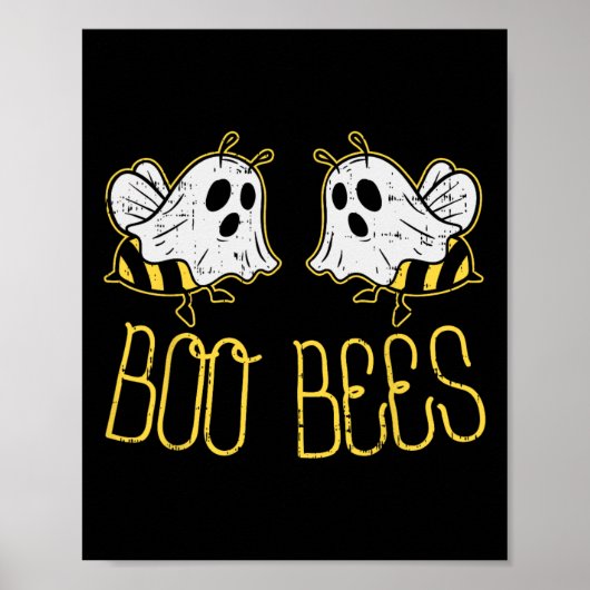 Boo Bijen Leuke Koppels Halloween Kostuum Voor Vol Poster (Voorkant)