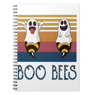 Boo Bijen Paar Ghost Halloween shirt Notitieboek