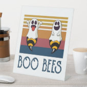 Boo Bijen Paar Ghost Halloween shirt Reclamebord Met Voetstuk (Insitu)