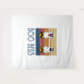 Boo Bijen Paar Ghost Halloween shirt Wandkleed (Voorkant (horizontaal))