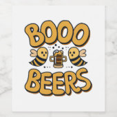 Boo Bijen Wijn Etiket (Enkel label)