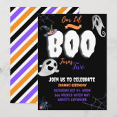 Boo Birthday Invitation Kaart (Voorkant / Achterkant)