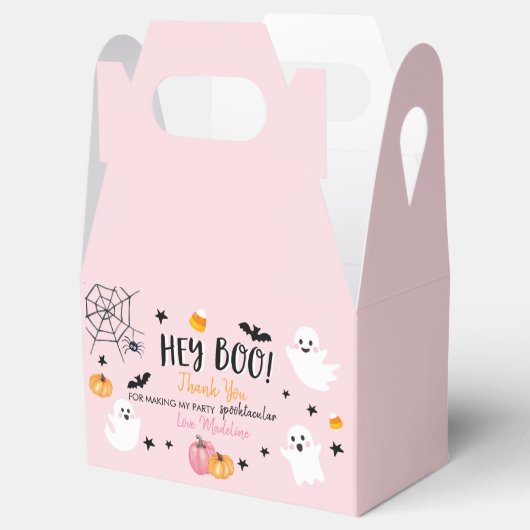 Boo Birthday Party Girl Bedankdoosjes (Geopend)