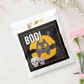 Boo Black Cat Pumpkin Skulls Kinder Halloween Bedankzakje (Gezegeld)