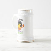 Boo Black Cat, Scary Pumpkin Coffee Halloween Bierpul (Voorkant links)