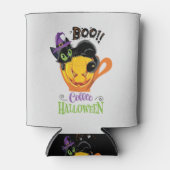 Boo Black Cat, Scary Pumpkin Coffee Halloween Blikjeskoeler (Voorkant)